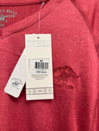 Beverly Hills Polo Club pink/red top, tag close-up