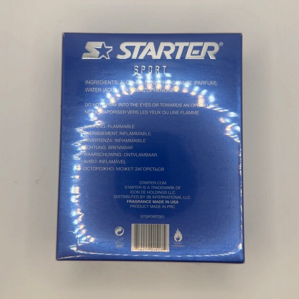 Starter Sport Eau de Toilette Spray, 3.4 fl oz — package detail