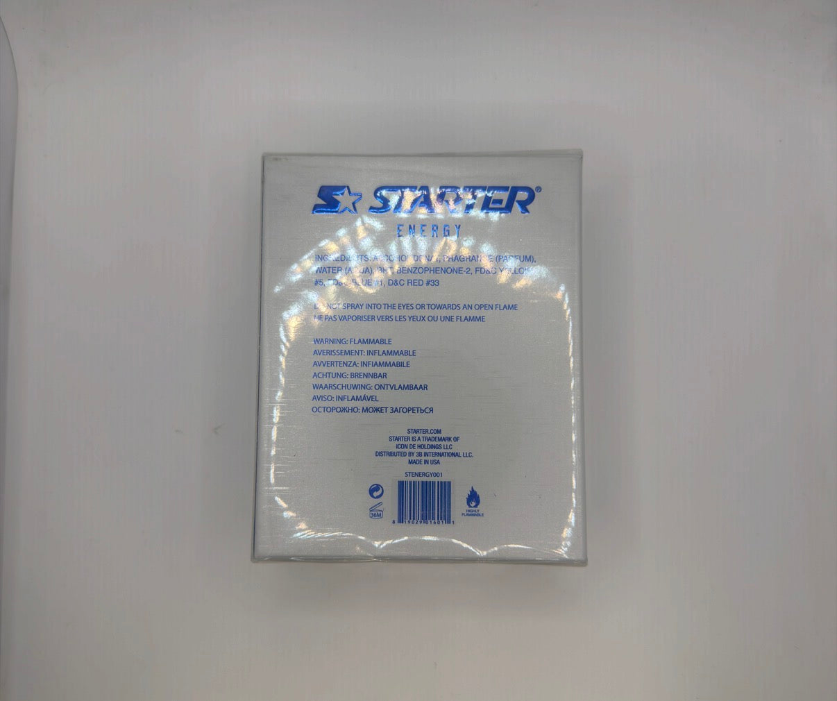 Starter Energy Eau de Toilette 3.4 fl oz back owned physical product photo
