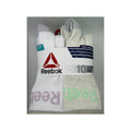 Reebok Women's Pro-Series Crew Socks, 10-Pack, Extended Shoe Size 9–12, White/Mint Assorted — white-background hero