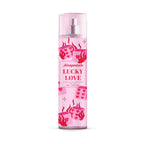 Aeropostale Lucky Love body mist 8 fl oz spray bottle, front view on white background