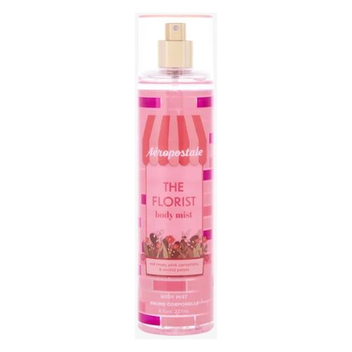 Aeropostale The Florist Body Mist, 8 fl. oz. — closer front detail on white background