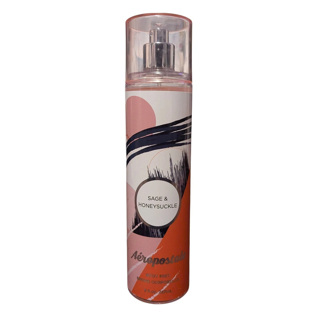 Aeropostale Sage & Honeysuckle Body Mist, 8 fl. oz. — closer front detail on white background