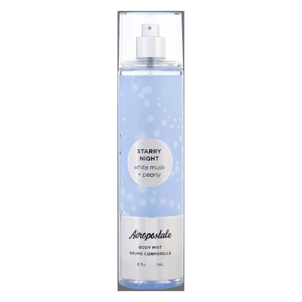 Aeropostale Starry Night Body Mist, 8 fl. oz. — closer front detail on white background