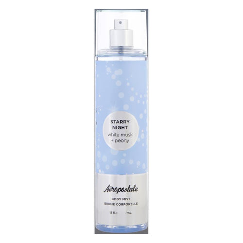 Aeropostale Starry Night Body Mist, 8 fl. oz. — closer front detail on white background