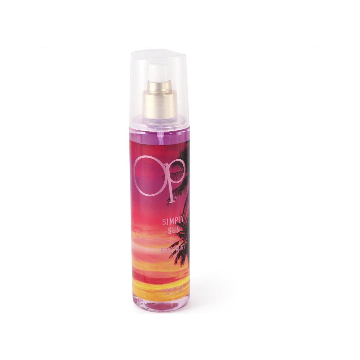 Ocean Pacific Simply Sun Body Mist, 8 fl. oz. — closer front detail on white background