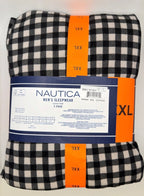 Nautica Men's Fleece Sleep Pants, 2-Pack, Plaid, Comfort Waistband, Sizes S–XXL