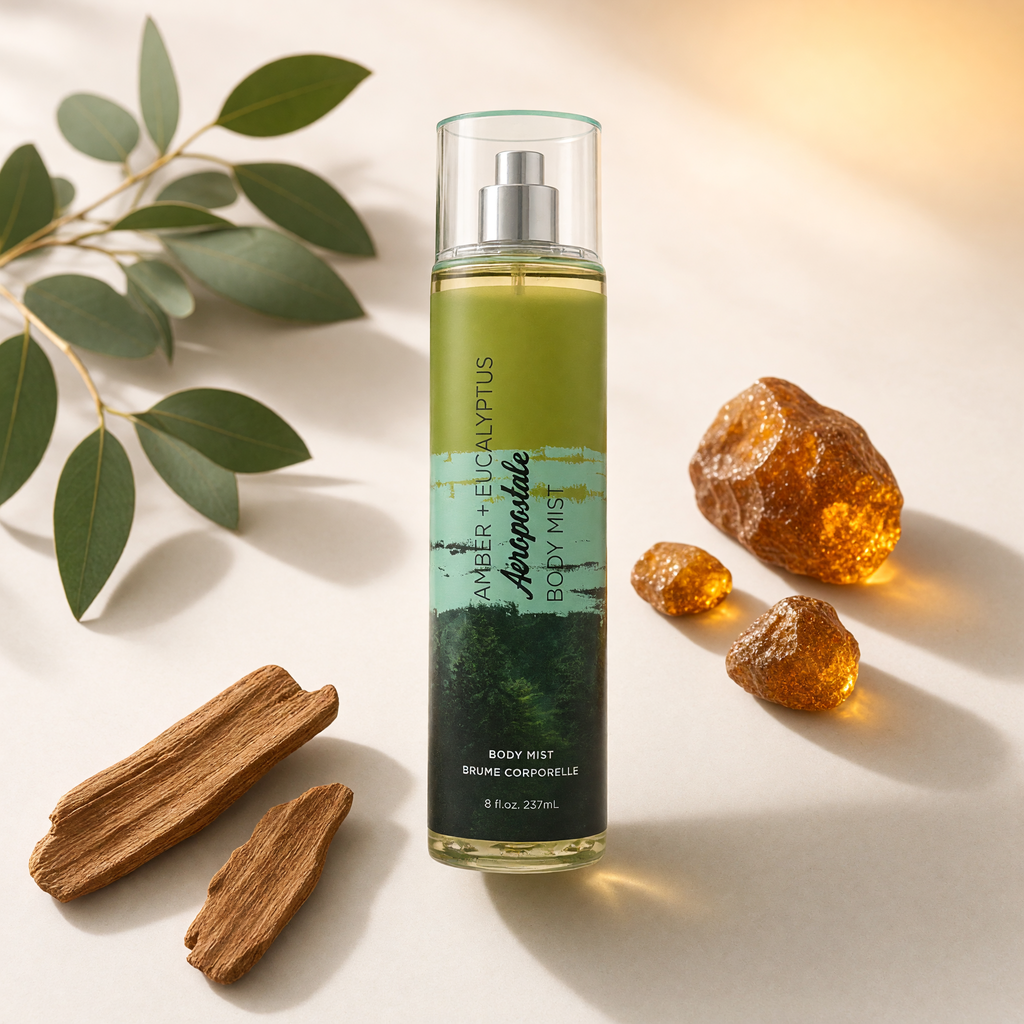 Aeropostale Amber + Eucalyptus Body Mist, 8 fl. oz.